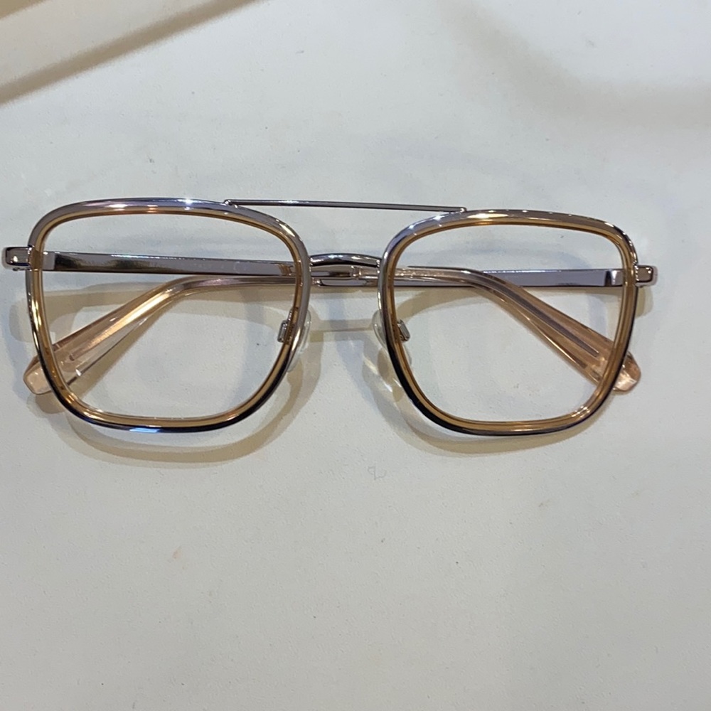 Chanel glasses in perfect condition with no lenses. Perfect to make rx glasses